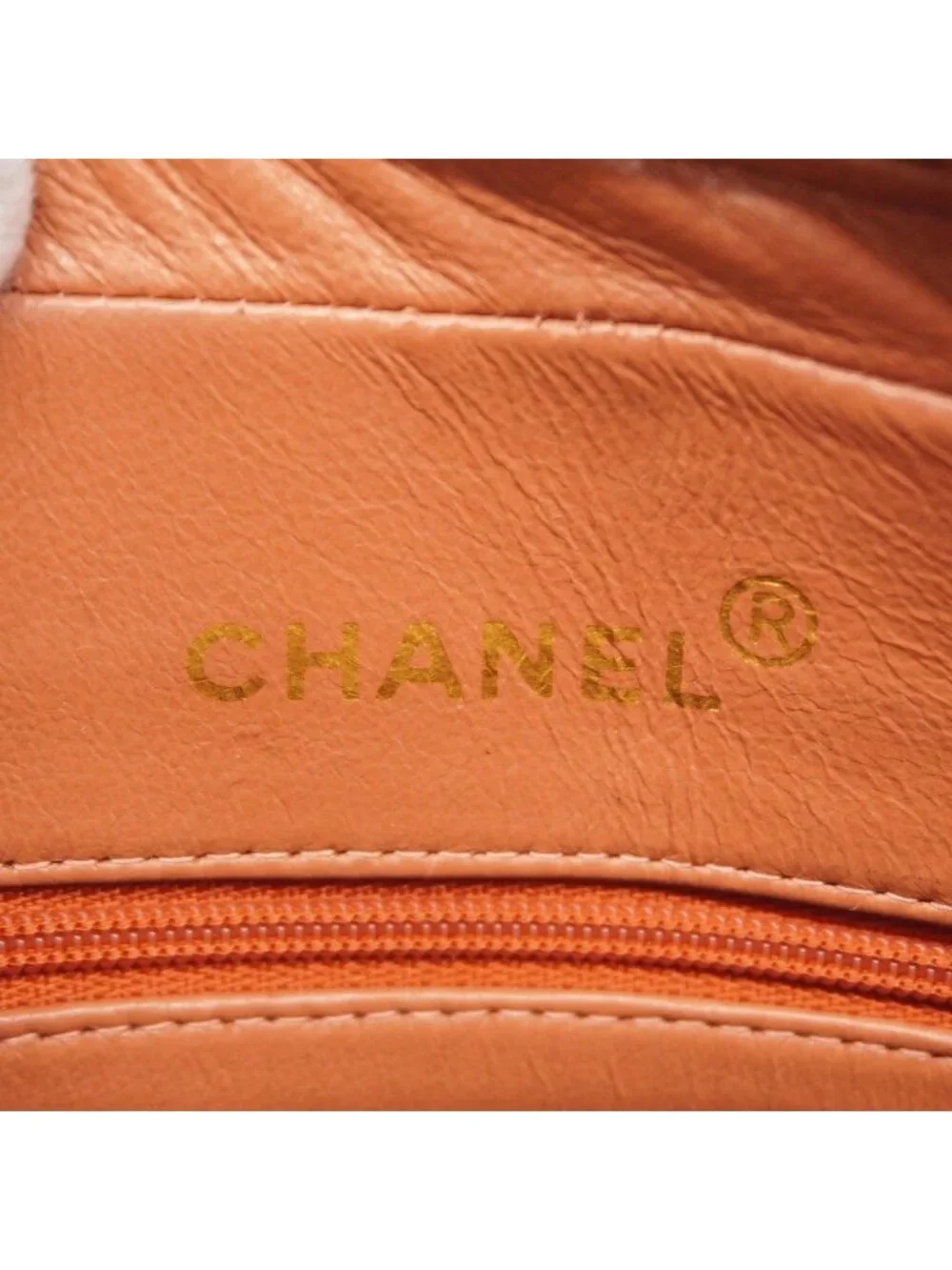 Chanel Shoulder Bag Quilted Canvas Salmon Pink Gold